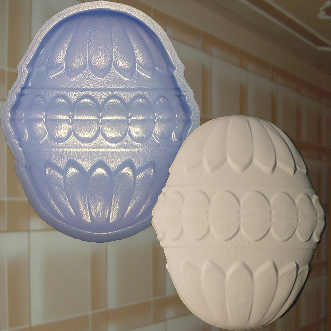 1 Rosette  Stuckrosette Ei Dekor Wand