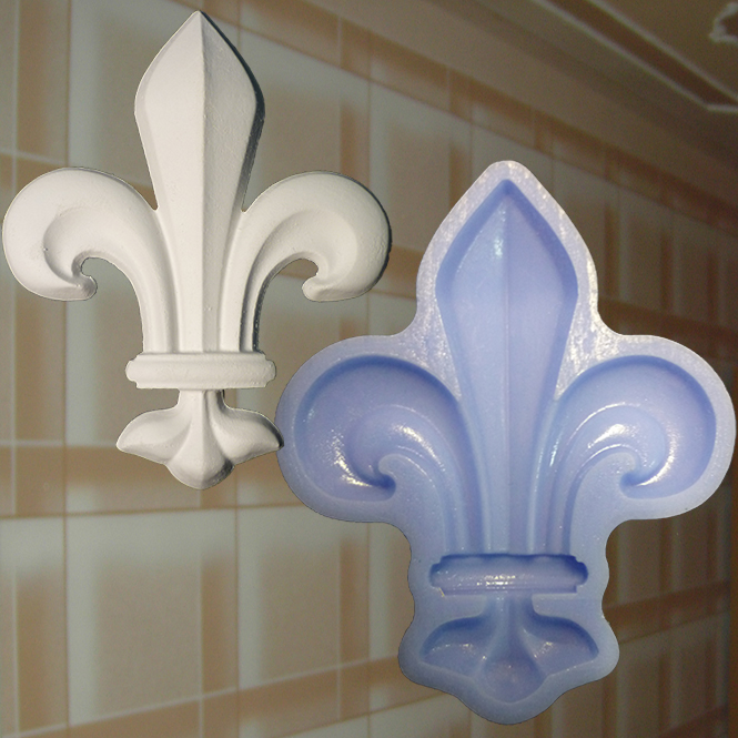 1 Französische Lilie  Dekor Wand