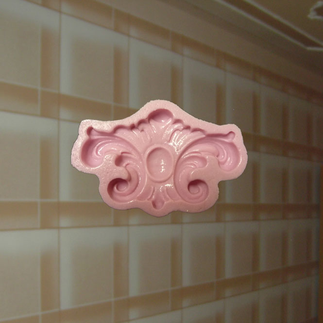 Gießform Stuck Seife Machen Blume Verzierung Silikonform Ornament Relief
