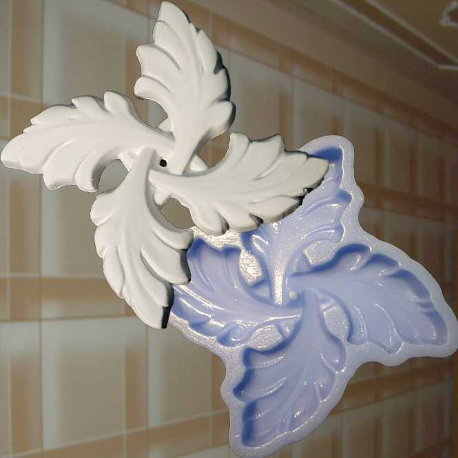 1 Rosette Deckenrosette  Dekor Decke Stuck Wand