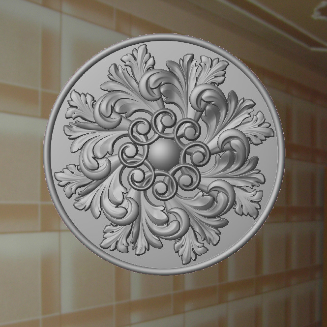 Verzierung Rosette